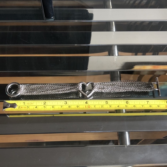 Authentic Tiffany & Co Mesh Heart 💕 multi strand bracelet - Picture 7 of 7